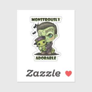  Cute Frankenstein Monster with plushie