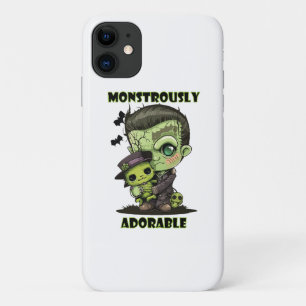 Cute Frankenstein Monster with plushie Case-Mate iPhone Case
