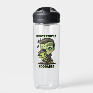  Cute Frankenstein Monster with plushie Water Bottle