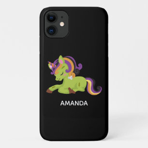 Cute Frankenstein Unicorn Halloween Drawing Case-Mate iPhone Case