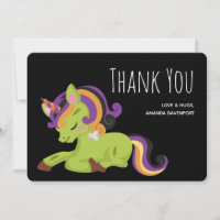 Cute Frankenstein Unicorn Halloween Drawing