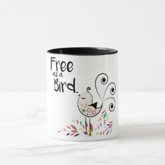 Cute Free as a Bird Coffee Mug