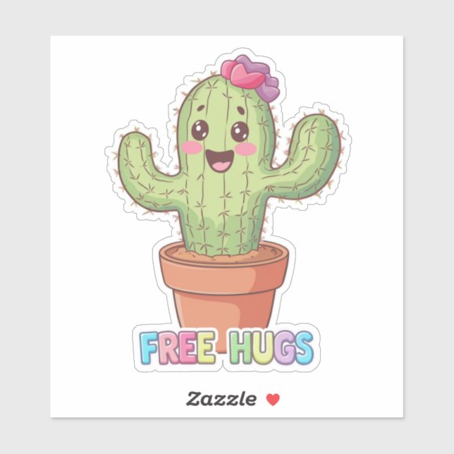 Cute free hugs Cactus  (Sheet)