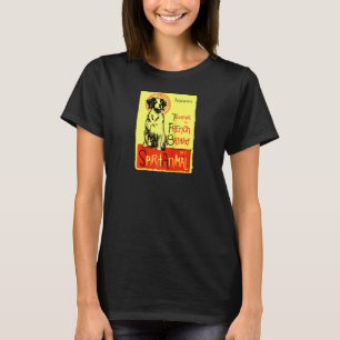 Cute French Brittany Spaniel Dog Art Brittany  Rag T-Shirt