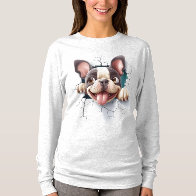 Cute French bull T-Shirt (Front)