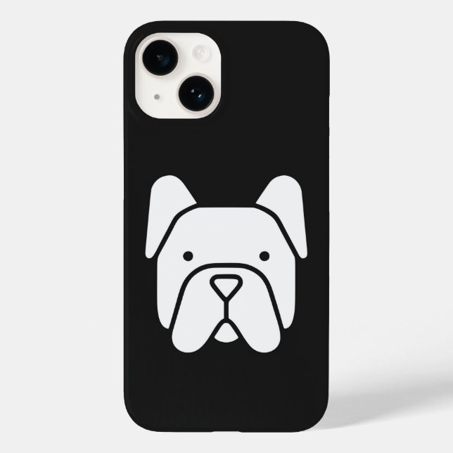 Cute French Bulldog Case-Mate iPhone Case (Back)