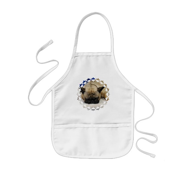 Cute French Bulldog Children's Apron (Front)