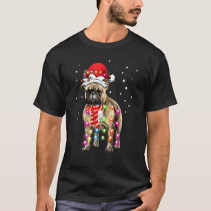 Cute French Bulldog Christmas Lights T-Shirt