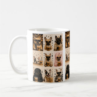 Cute French Bulldog Coffee Collection – Aesthetic Mug