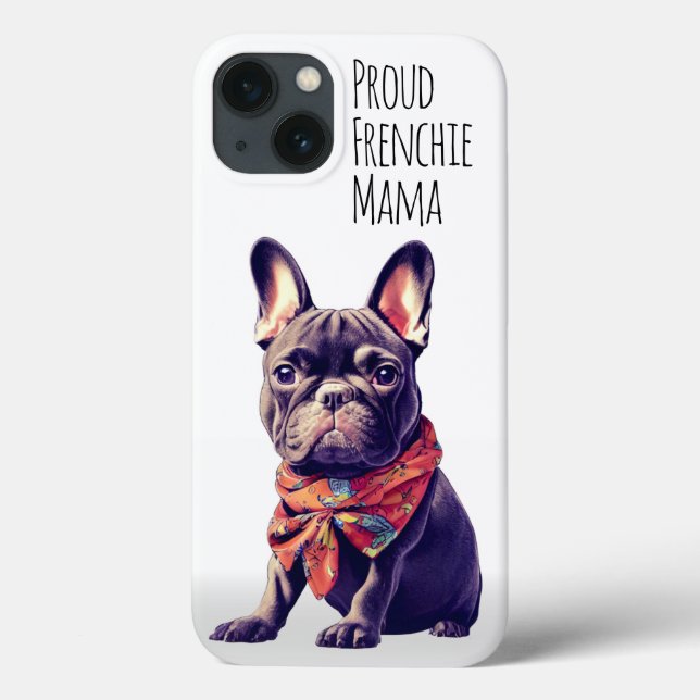 Cute French Bulldog Customised Case-Mate iPhone Case (Back)