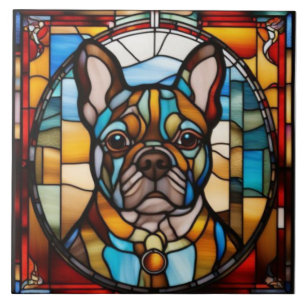 Cute French Bulldog Decorative Tile