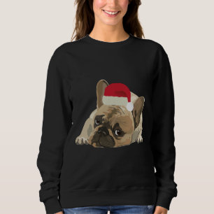 Cute French Bulldog Dog Christmas Sweatshirt