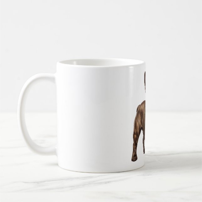 ‏Cute French Bulldog Dog Coffee Mug (Left)