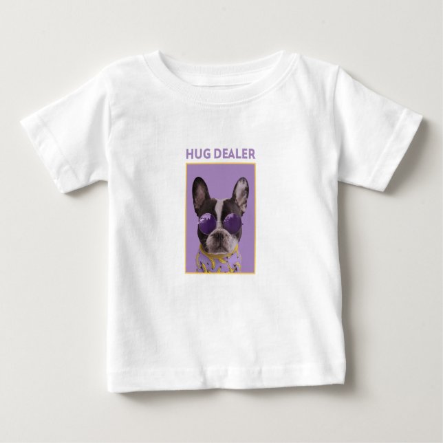 cute french bulldog dog lover gift dog mom baby T-Shirt (Front)