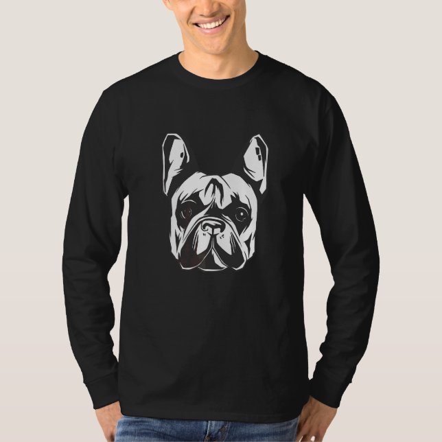 Cute French Bulldog Frenchie Dog Dog Owner Puppy P T-Shirt (Front)