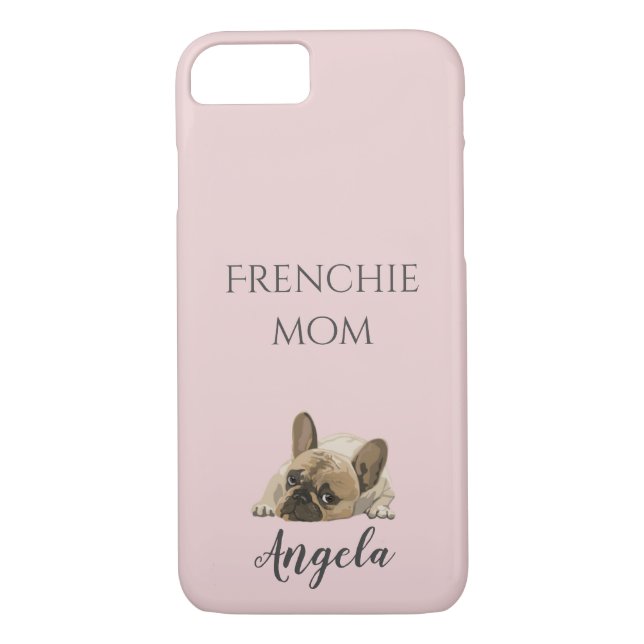 cute french bulldog frenchie mum personalised Case-Mate iPhone case (Back)