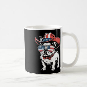 Cute French Bulldog Funny Dog Usa American Flag 4t Coffee Mug