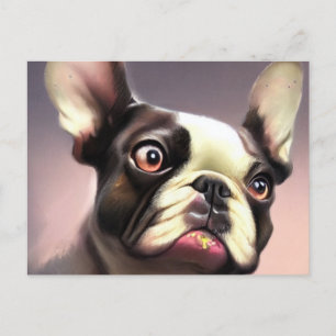 Cute French Bulldog Holiday Card