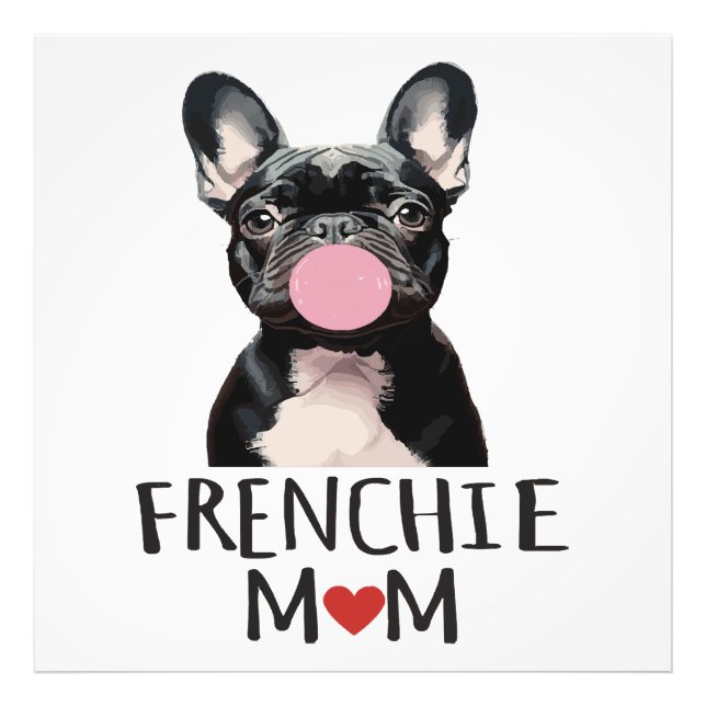 Cute French bulldog Photo Print (Front)