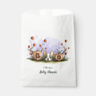 Cute French Bulldog Puppy Halloween Baby Shower Favour Bags