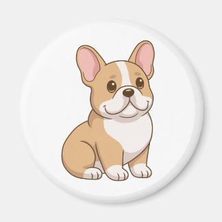 Cute French Bulldog Puppy Magnet