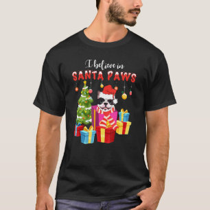 Cute French Bulldog Santa Christmas T-Shirt