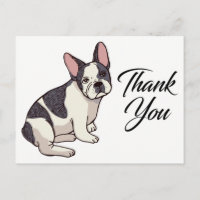 Cute French Bulldog Thank You Frenchie Puppy Dog