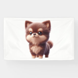 Cute French Bulldog wearing sunglasses Banner