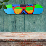 Cute French bulldog with glasses Pop style Skateboard<br><div class="desc">Cute French bulldog with glasses Pop style Experience the Perfect Combination of Style and Fun with our Cure French Bulldog with Glasses Pop Style Skateboard! If you're a fan of French Bulldogs and skateboarding, then this is the ideal choice for you. We proudly present a French Bulldog in a vibrant...</div>