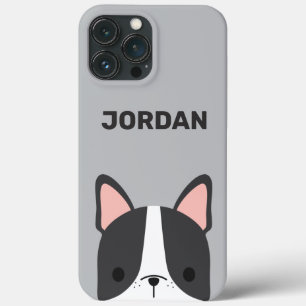 Cute French Bulldog with Personalised Name iPhone 13 Pro Max Case
