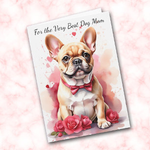 Cute French Bulldog You Make My Tail Wag Holiday Card