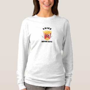 Cute French Fries Cartoon Hoodie & Tee –Funny Food