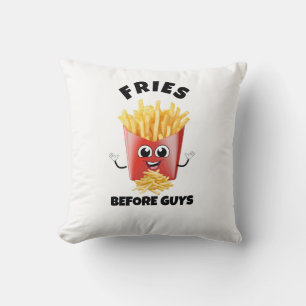 Cute French Fries Cartoon Hoodie &Tee –Funny Food Cushion
