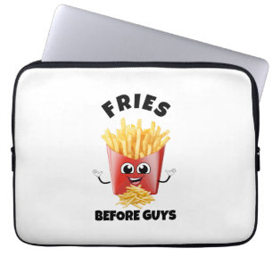 Cute French Fries Cartoon Hoodie &Tee –Funny Food Laptop Sleeve