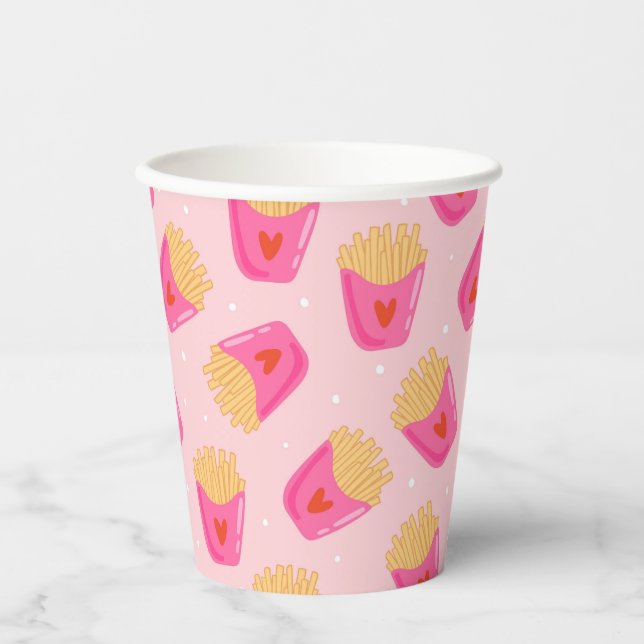 Cute French Fries Paper Cup (Front)