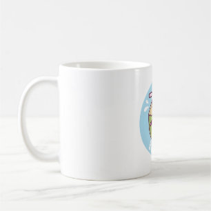 Cute Fresh Coconut Water Umbrella Summer Vibes Coffee Mug