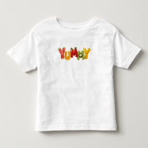 Cute Fresh Fruit Yummy Typography Toddler T-Shirt