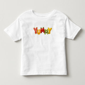 Cute Fresh Fruit Yummy Typography Toddler T-Shirt