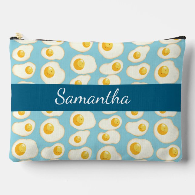 Cute Fried eggs Accessory Pouch (Front)