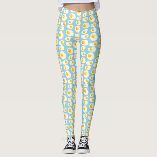 Cute Fried eggs Leggings (Front)
