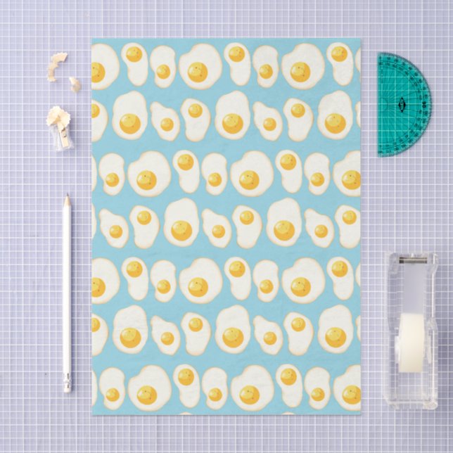 Cute Fried eggs Tissue Paper (Craft)