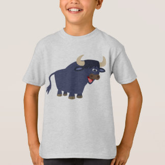 Cute Friendly Cartoon Bull Children T-Shirt