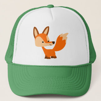 Cute Friendly Cartoon Fox Hat