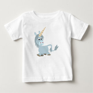 Cute Friendly Cartoon Unicorn Baby T-Shirt