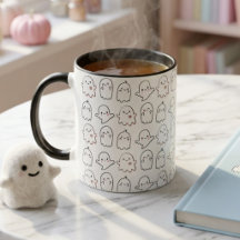 Cute Friendly Ghost Pattern