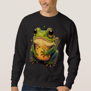 Cute Frog Animal on Frog 1 Sweatshirt