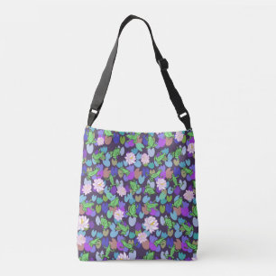 Cute frog art trendy pet fashion crossbody bag