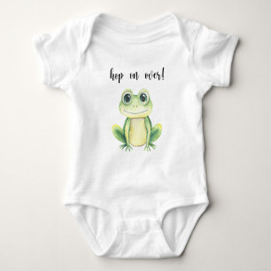 Cute Frog Baby Shower Bodysuit