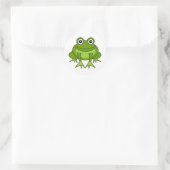 Cute Frog Cartoon - Prince in Training Classic Round Sticker (Bag)