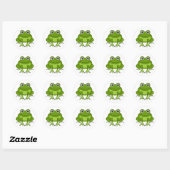 Cute Frog Cartoon - Prince in Training Classic Round Sticker (Sheet)